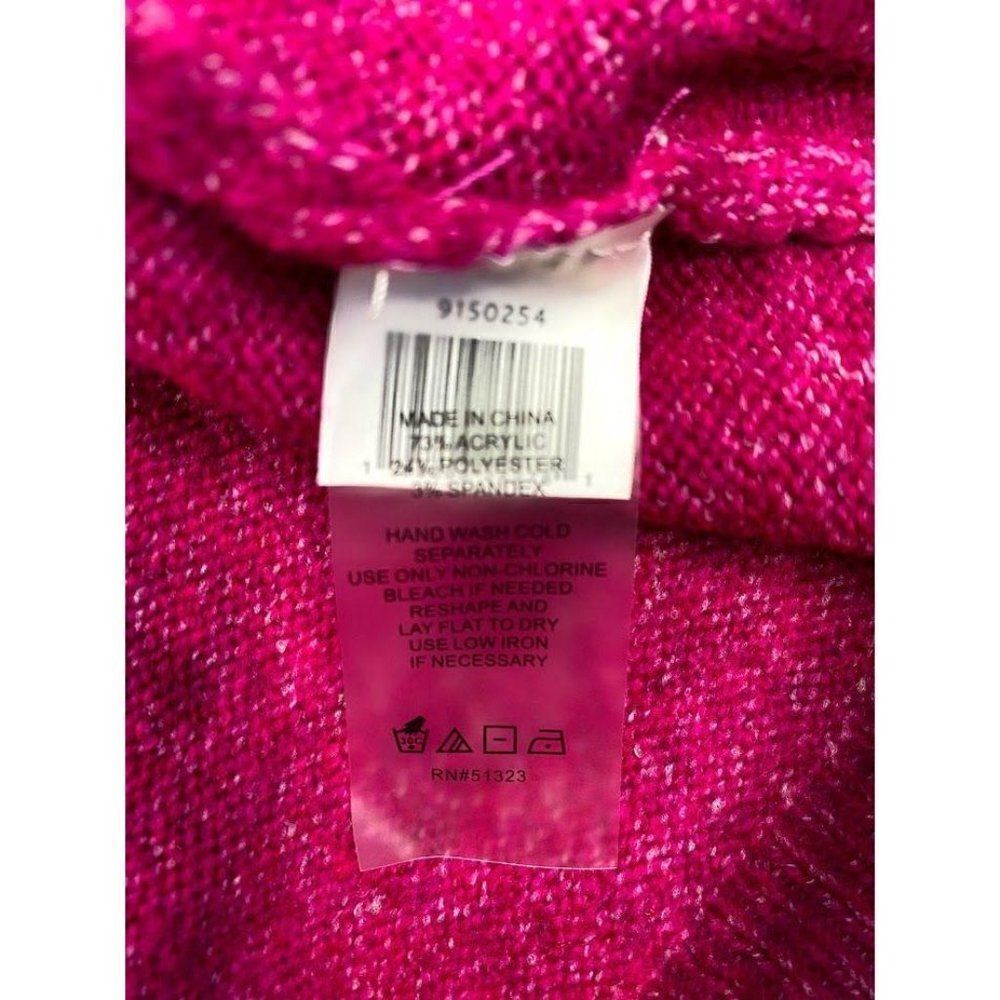 Vince Camuto Sweater Top XL Women's Cozy Crewneck Front Seam NEW - Picture 4 of 8